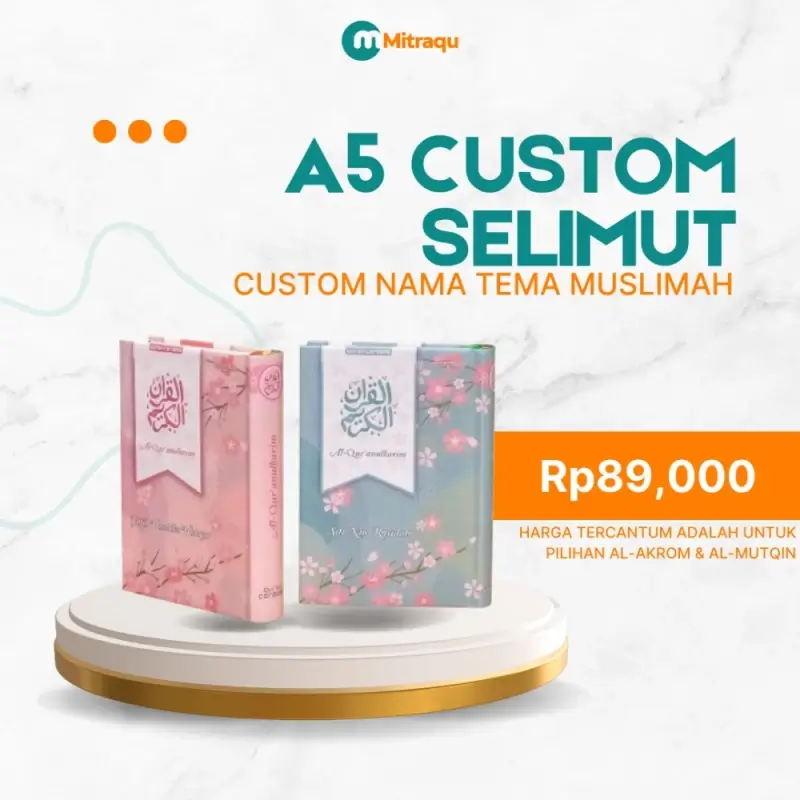 Al Quran Custom Muslimah Flowa A5