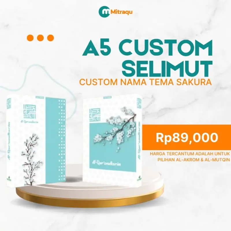 Al Quran Custom Sakura A5