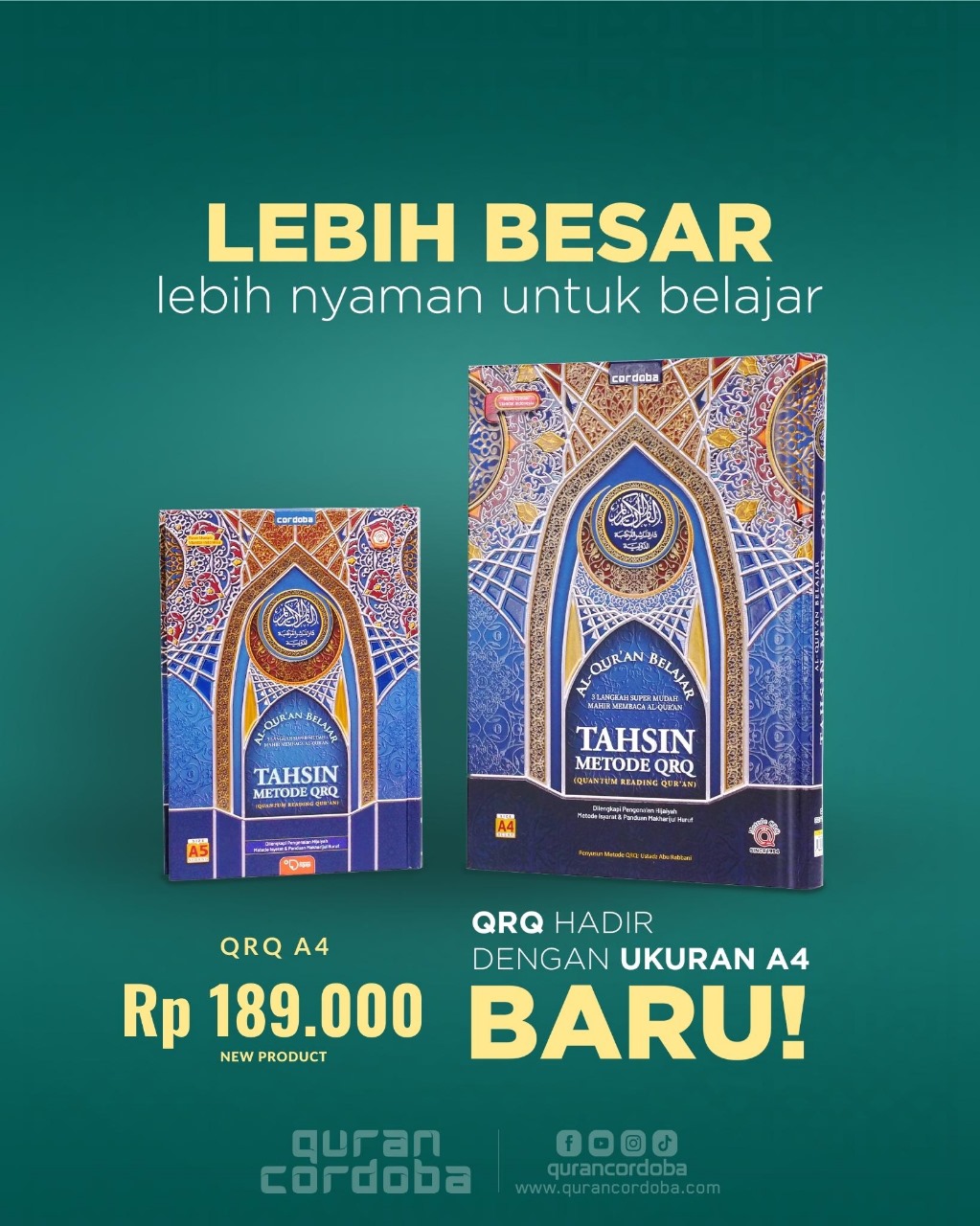 Cover Al-Qur'an Tahsin metode QRQ